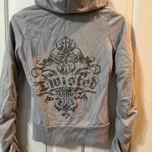 Twisted Heart Grey Jacket size Small